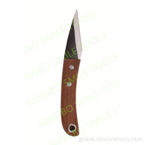 China Garden tools stainless steel wooden handle trim grafting budding cutting knife Supplier